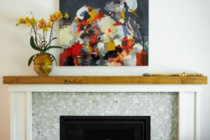 Reclaimed Oak Mantel 1