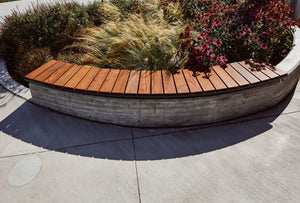 custom built-in outdoor furniture