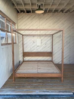 Walnut Canopy Bed