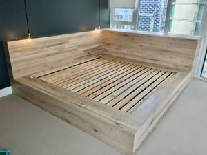 White Oak Storage Bed 5