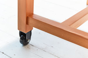 Harvest Trestle Kitchen Cart 6