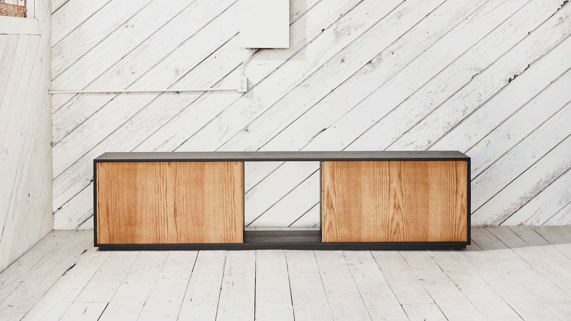 modern entertainment console