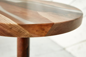 Walnut & Epoxy Side Table 6