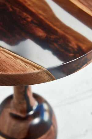 Walnut & Epoxy Side Table 7