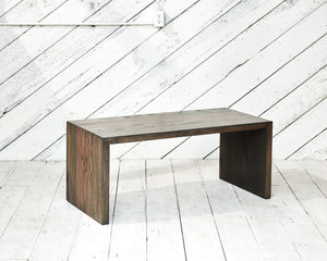 solid wood coffee table