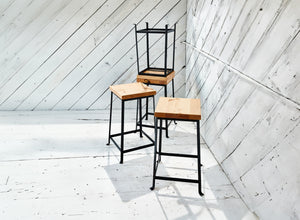 wood stool seating collection