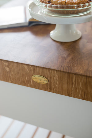 Butcher Block Counter - End grain White Oak 3