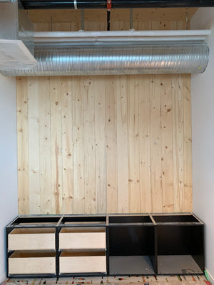 Hemlock Wall Panelling  1