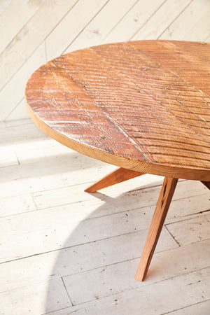 solid wood round table top