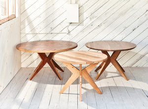 round wood tables