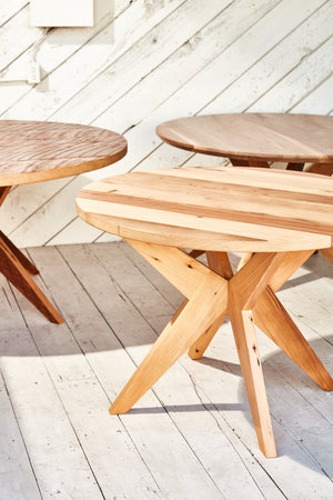 wood tables for small spaces