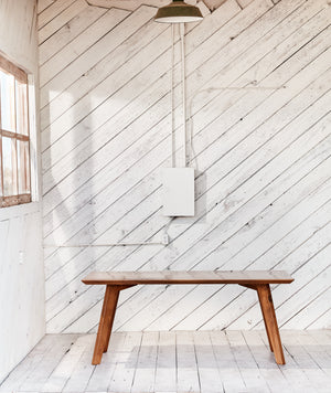 wood dining table made in Canada