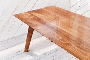 solid walnut dining table 