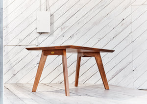 modern wood dining table made in Vancouver