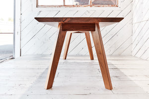 modern solid wood dining table 