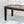 Extendable modern dining table with reveal detail
