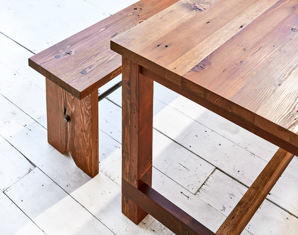 modern and traditional dining table