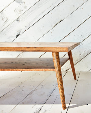 rectangular herringbone coffee table