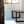 Industrial wood and metal dining table