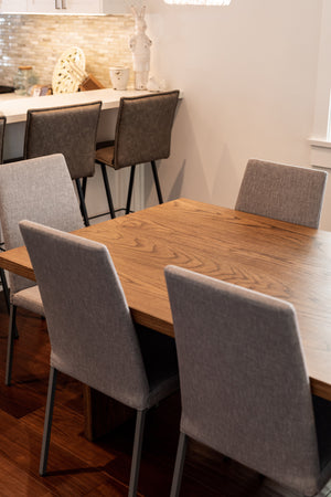 solid wood table made in Vancouver, BC