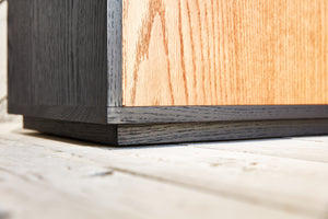 wood entertainment console 