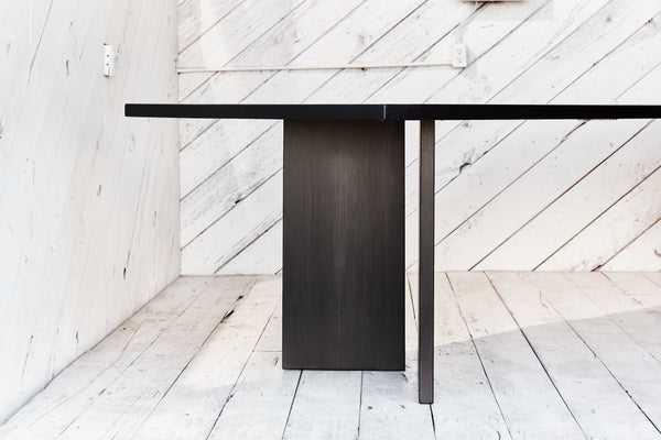 Brutalist dining table extendable
