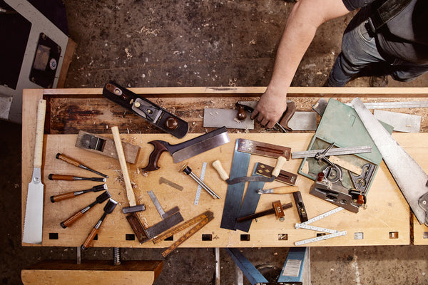 Custom wood furniture workshop