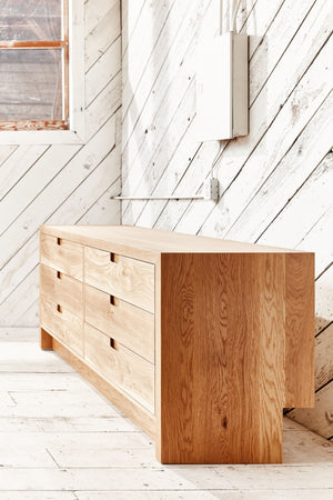 Master Bathroom White Oak Vanity 4