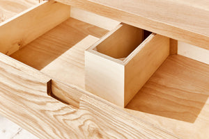 Master Bathroom White Oak Vanity 2