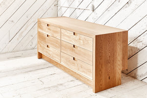 Master Bathroom White Oak Vanity 1