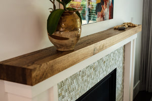 Reclaimed Oak Mantel 4