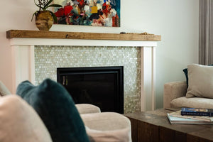 Reclaimed Oak Mantel 5