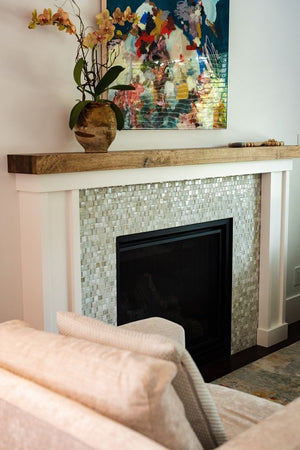 Reclaimed Oak Mantel 6