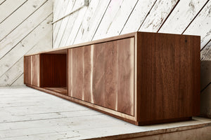 Walnut Monolith Entertainment Console 4