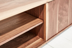 Walnut Monolith Entertainment Console 5