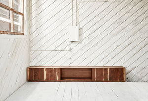 Walnut Monolith Entertainment Console 6