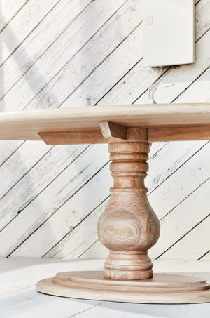 Oxford Pedestal Oval Dining Table 3