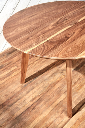 walnut round table
