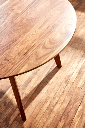 solid wood round table top