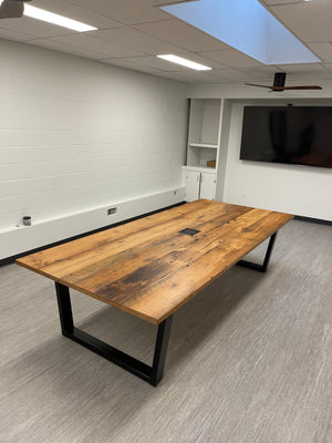 Quadra Conference Table in Rustic Fir 2