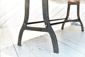 Cast Iron Leg-Dining Table - Reclaimed Fir 3