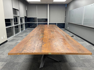 Reclaimed Fir Tree Branch Conference Table 3