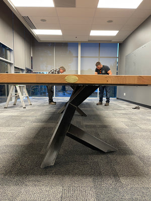 Reclaimed Fir Tree Branch Conference Table 5