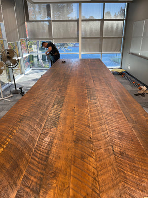Reclaimed Fir Tree Branch Conference Table 6