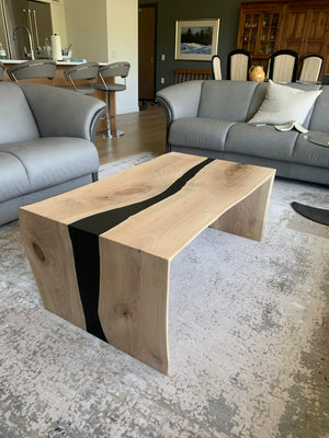 Walnut Waterfall Coffee Table 4