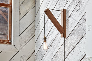 Crane Pendant Bracket Walnut