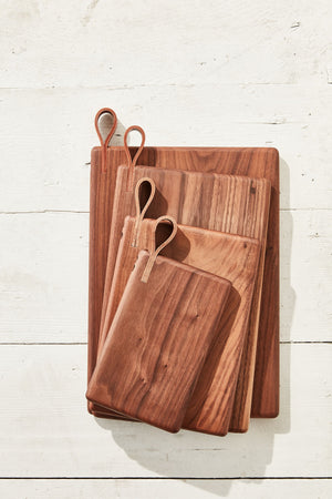 Walnut + Leather Cutting Boards 3