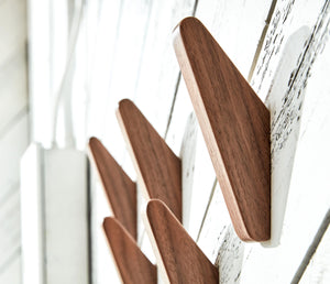 Walnut Wedge Wall Hook