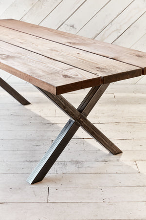 X- Leg Dining Table  3