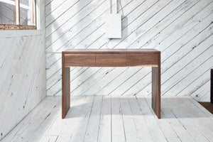 Black Walnut Epoxy River Console Table 1